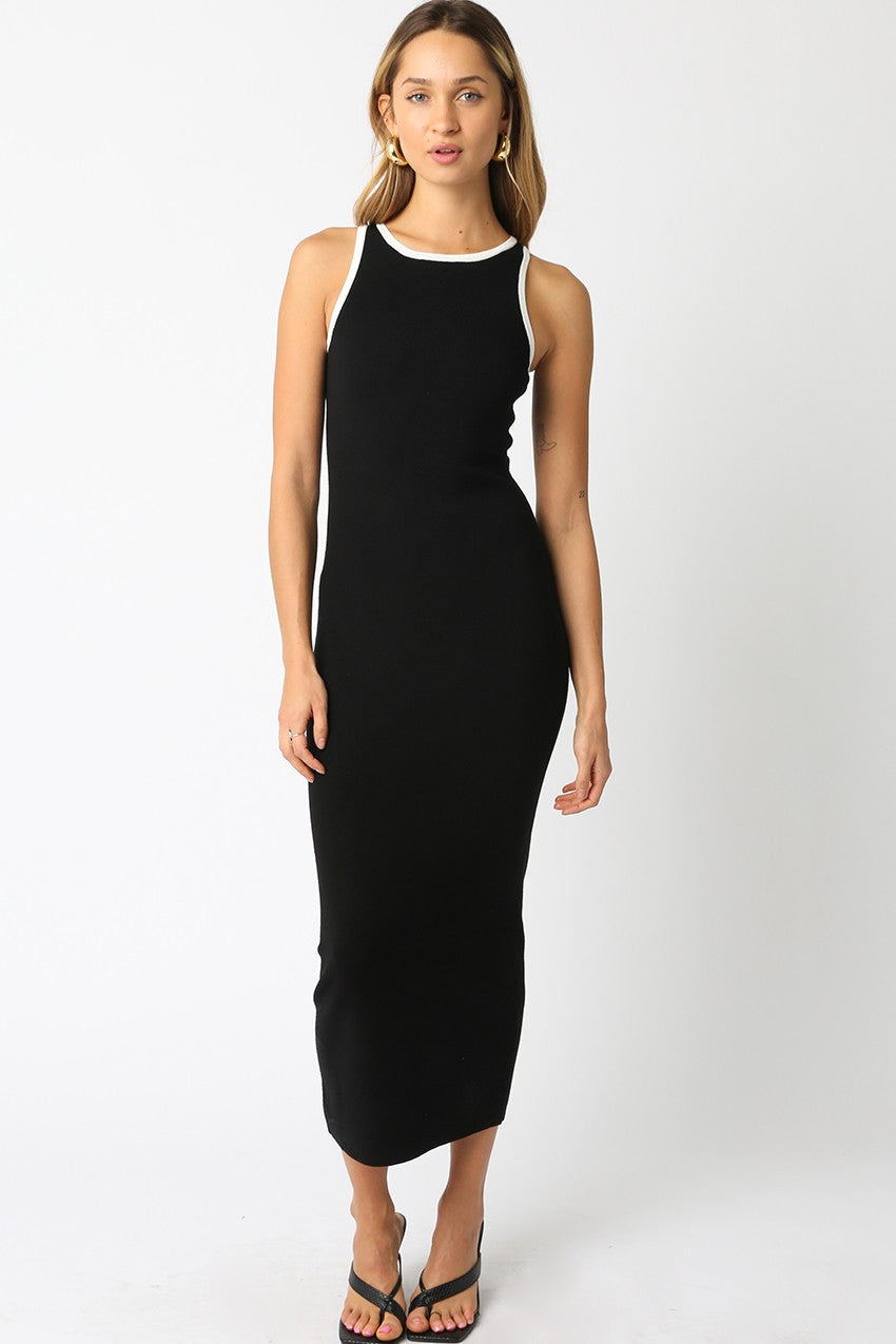 Jillian Fitted Bodycon Maxi Dress