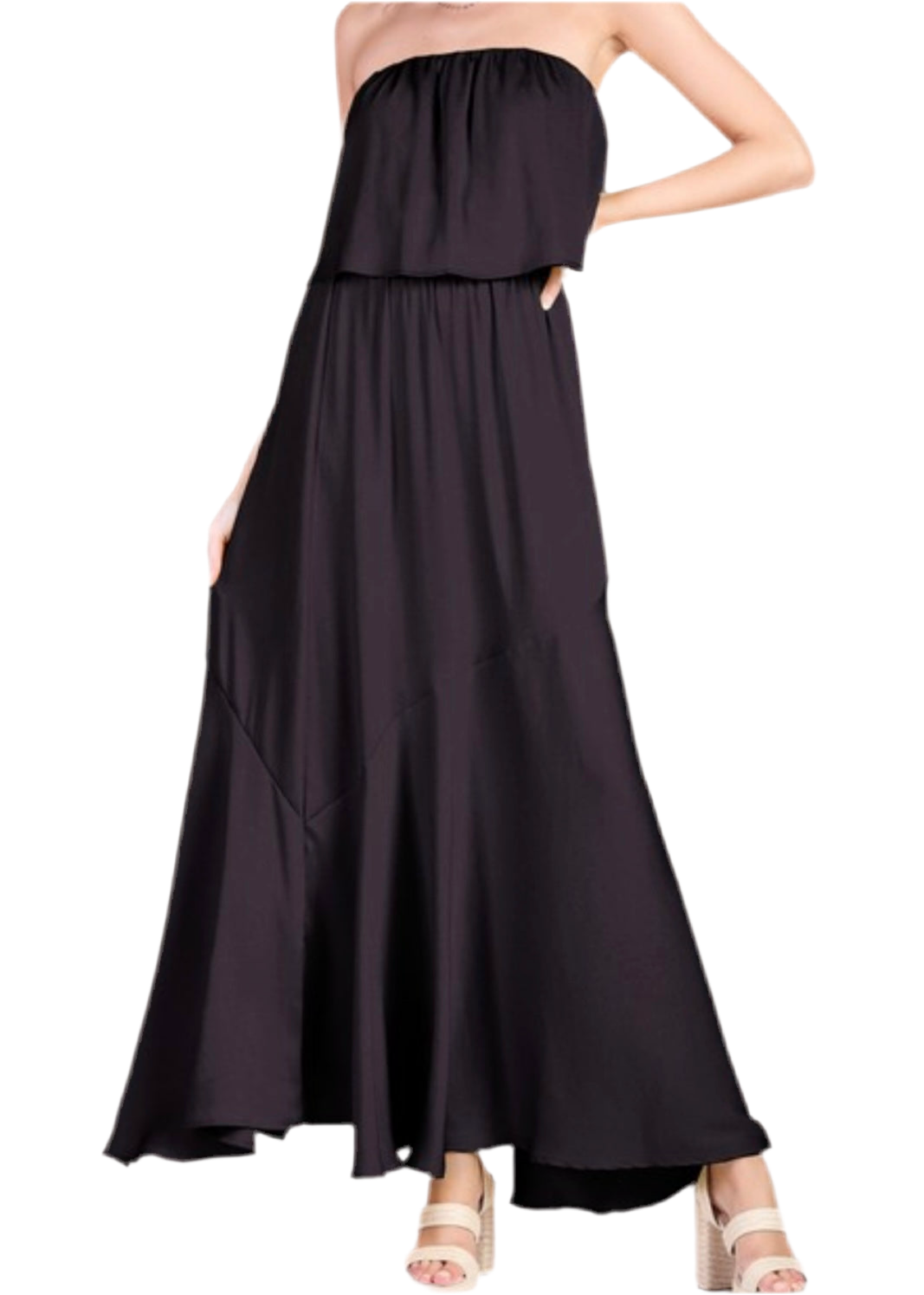 Moonlight Strapless Maxi Dress