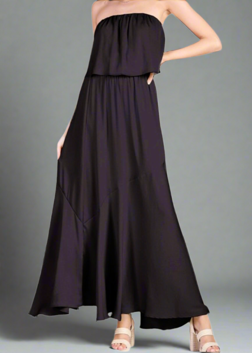Moonlight Strapless Maxi Dress