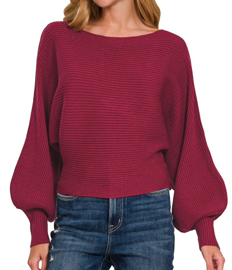Celeste Boat Neck Sweater
