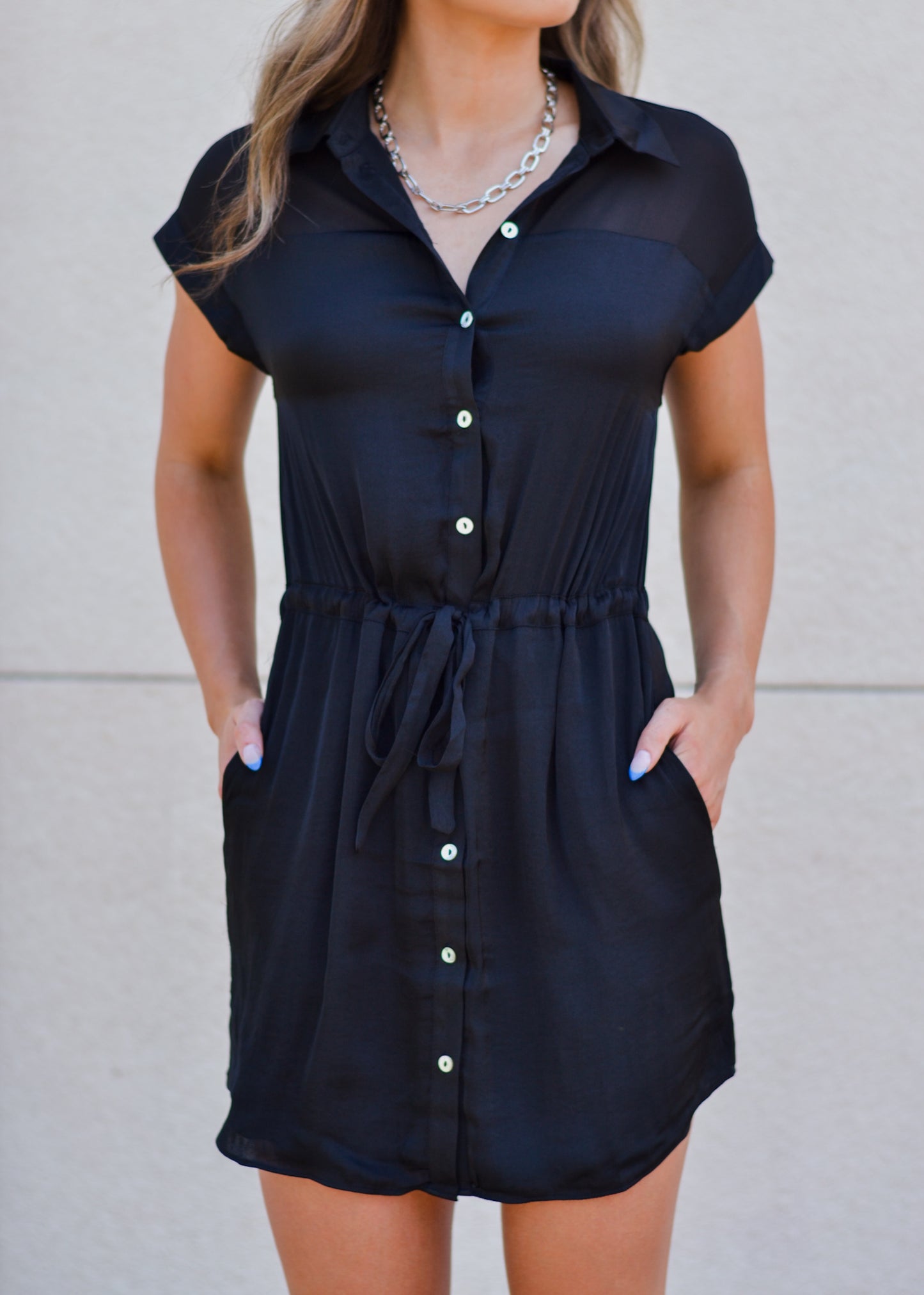 Dara Button Down Mini Dress