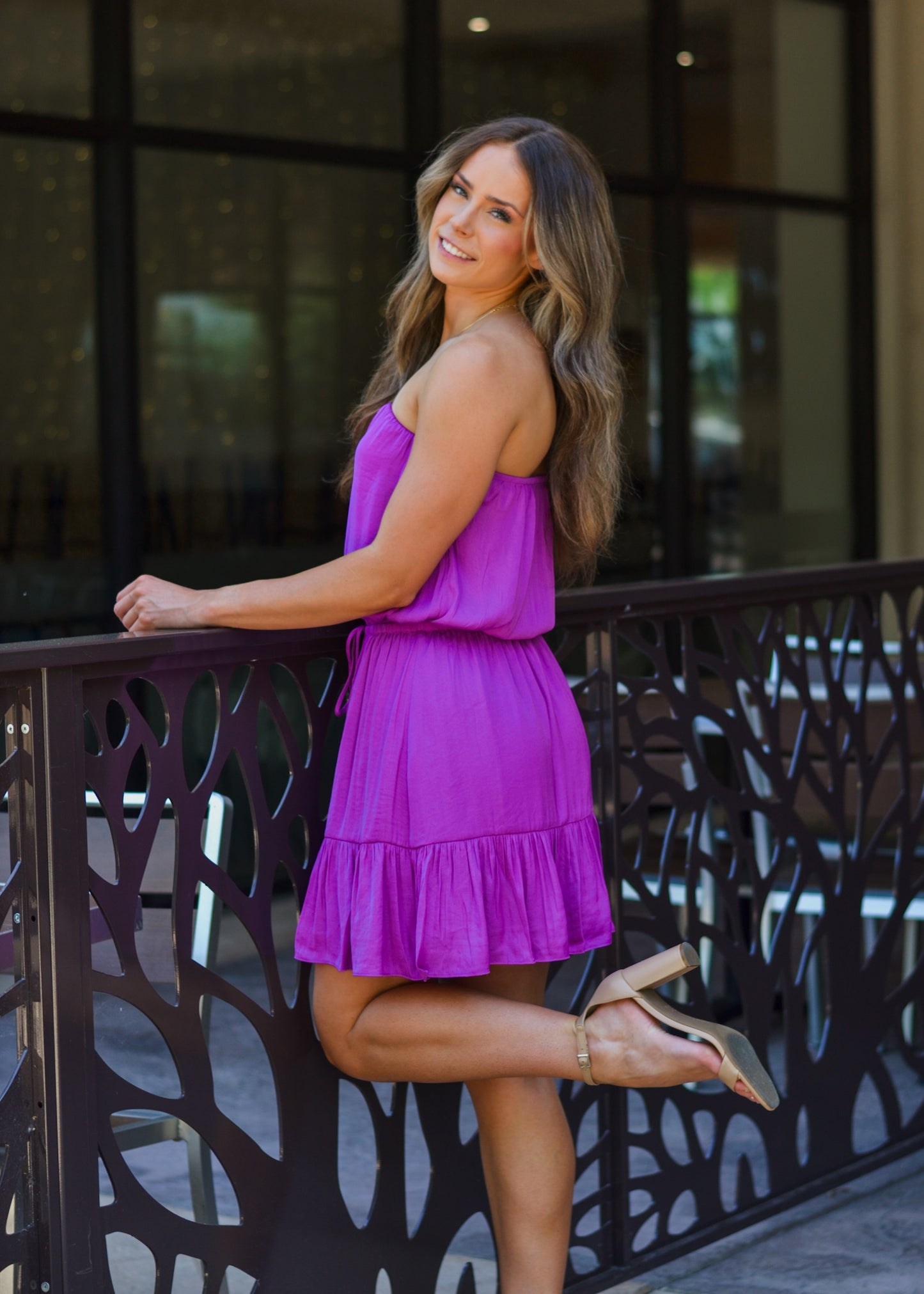 Eloisa Tiered Mini Tube Dress