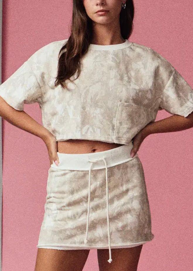 Amber Camo Cropped Shirt