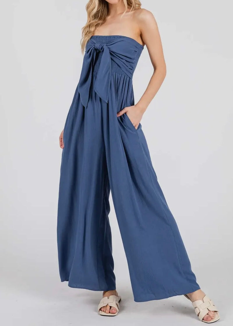 Tatiana Front Tie Jumpsuit
