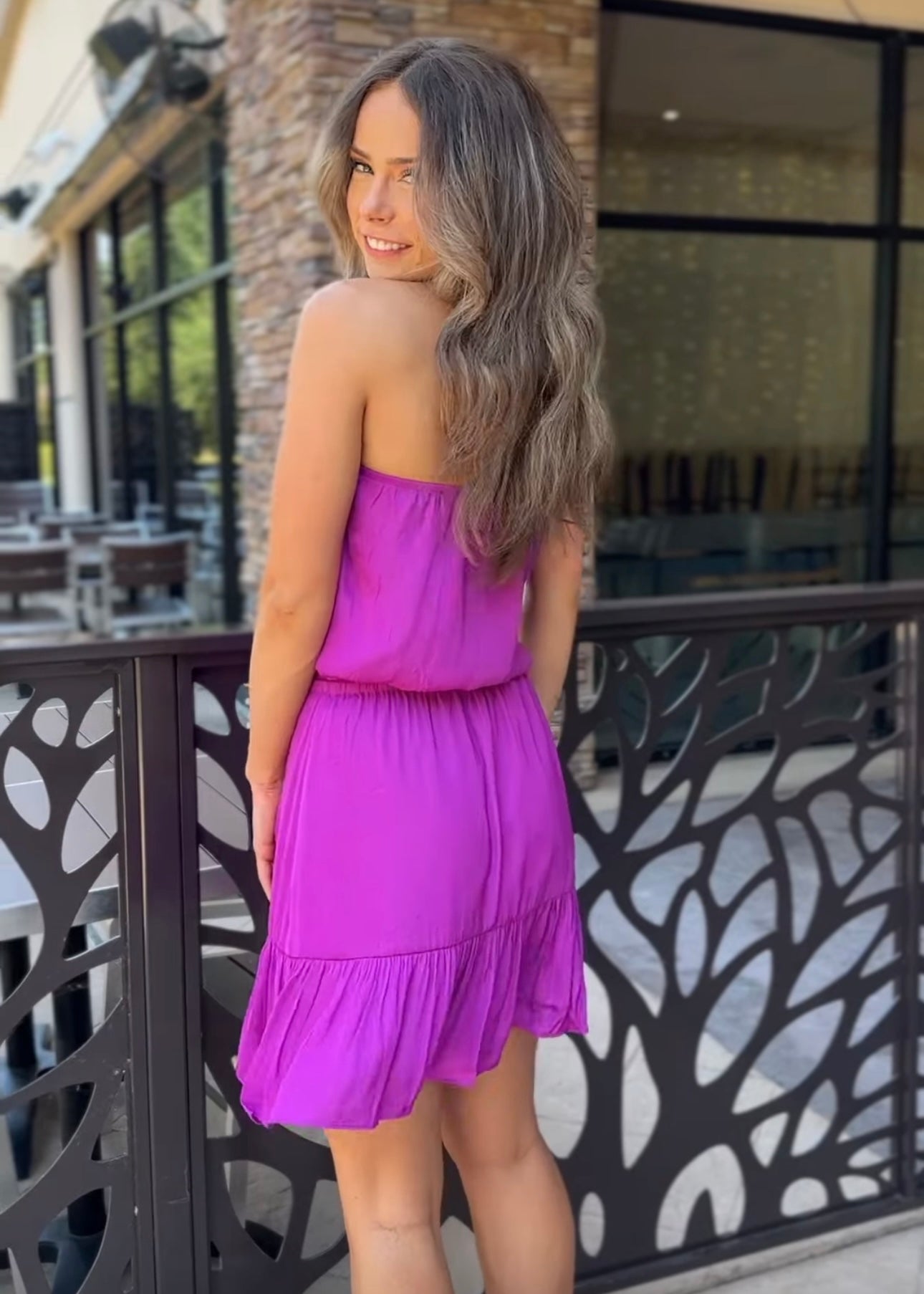 Eloisa Tiered Mini Tube Dress