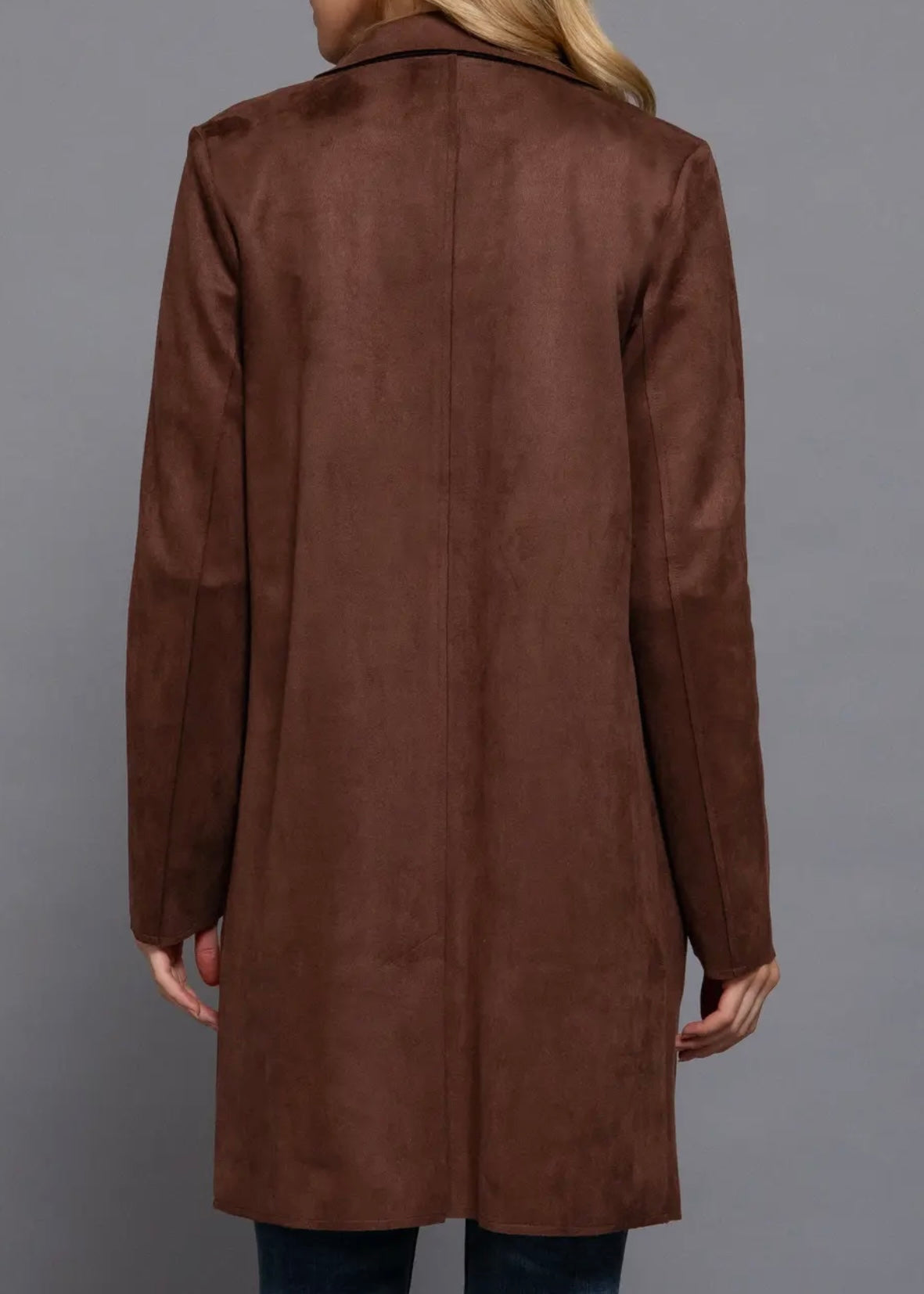 Ellie Open Suede Jacket