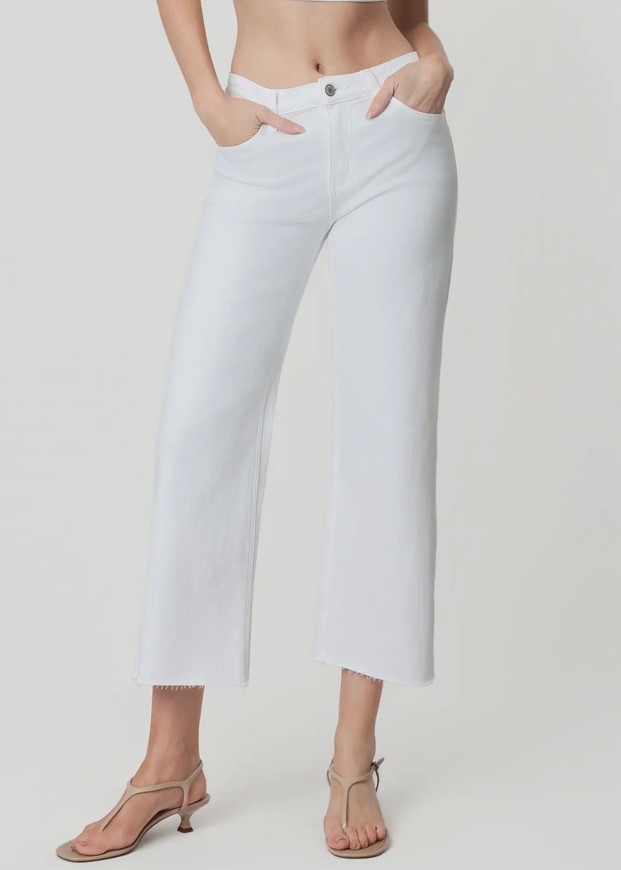 Arora Crop Wide Leg Jeans