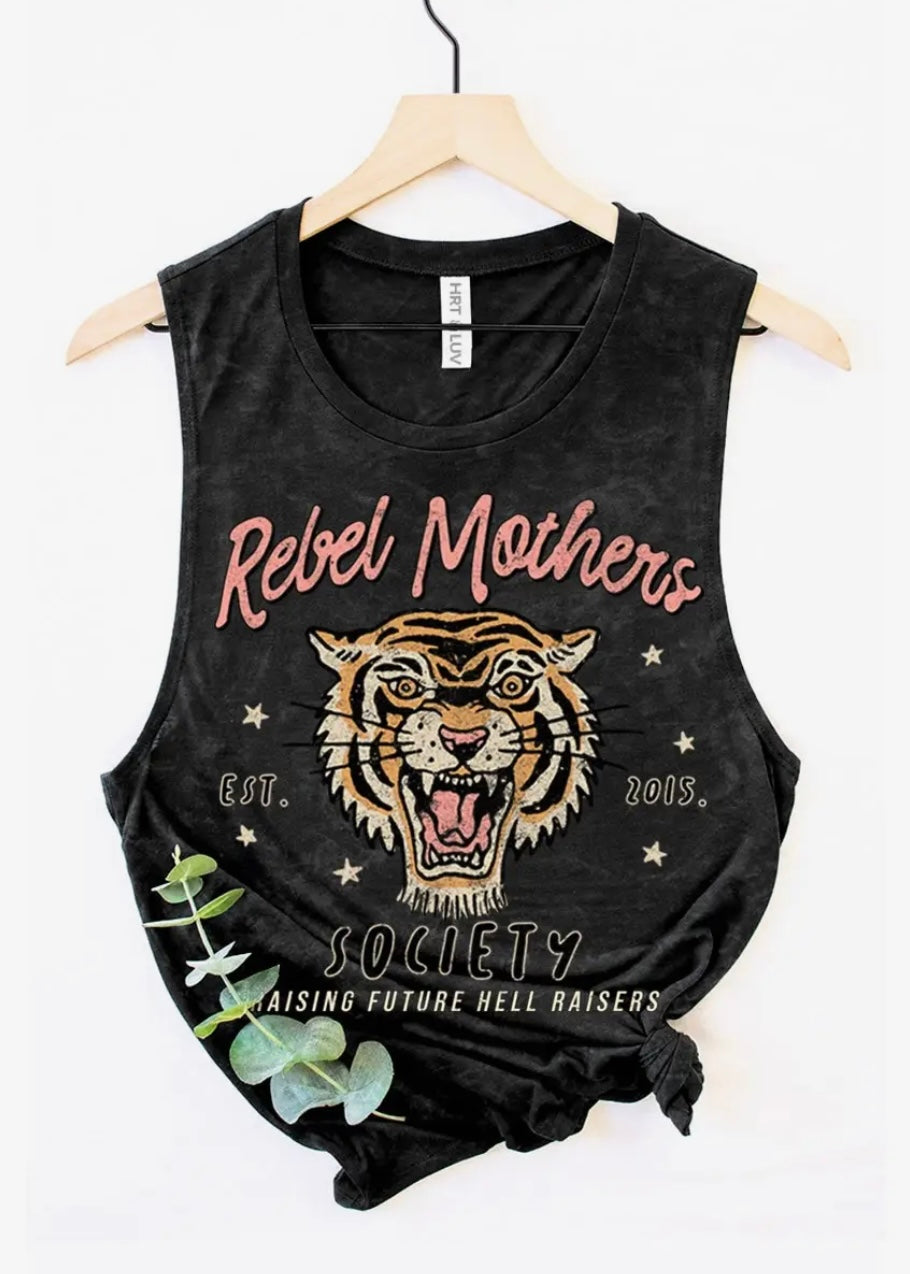 Rebel Mothers Society Mineral Graphic Tank