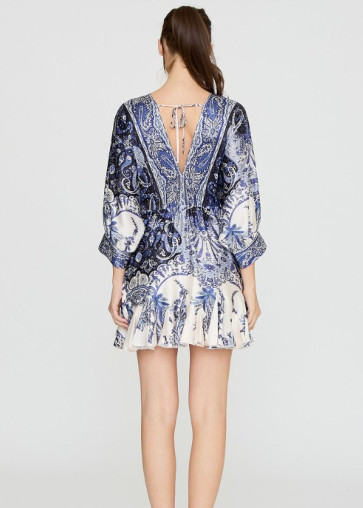 Seaside Dream Paisley Mini Dress