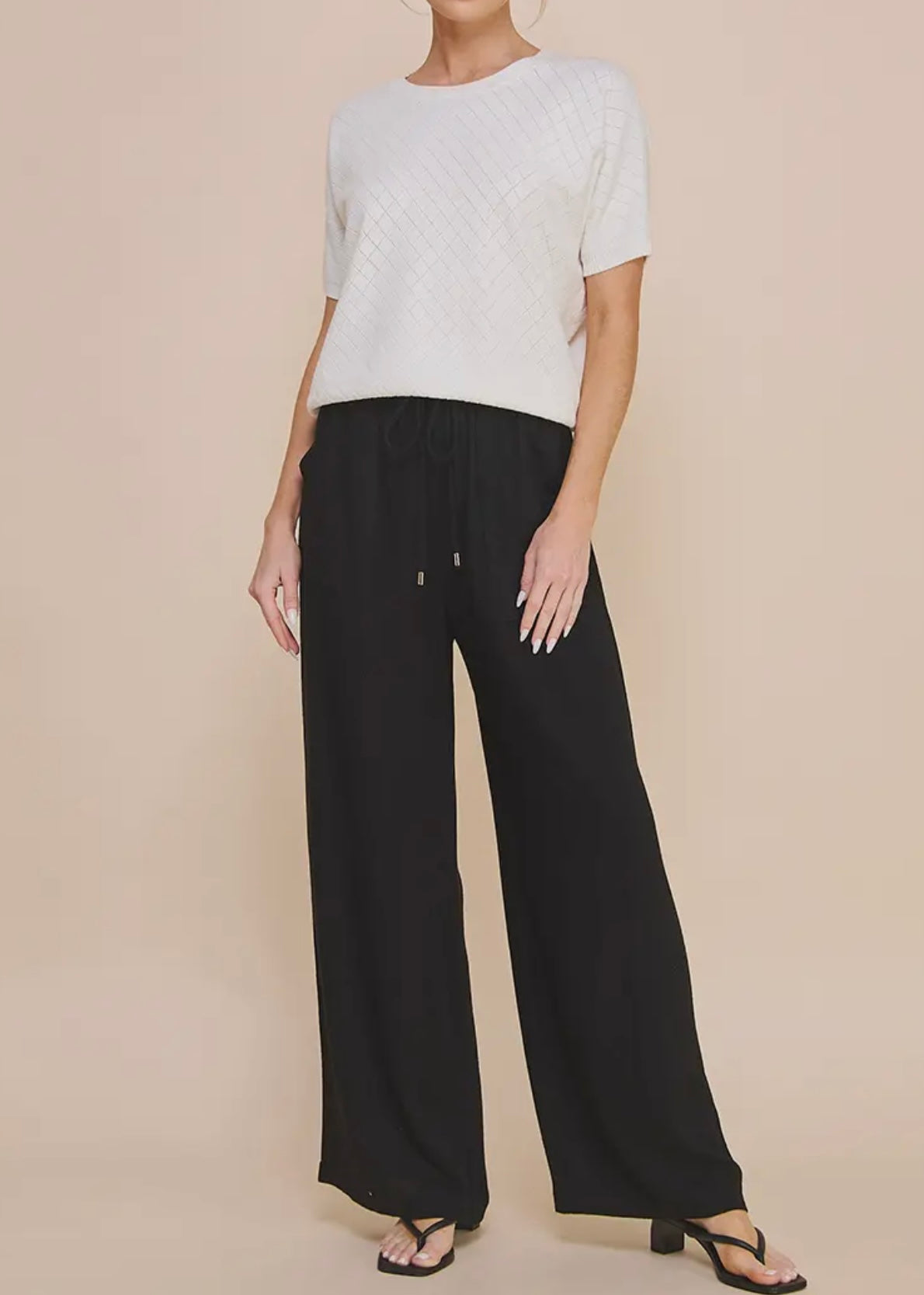 Allie Linen Wide Leg Pants