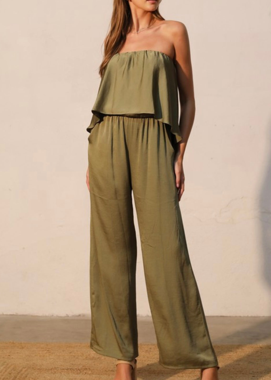 Kascade Strapless Jumpsuit