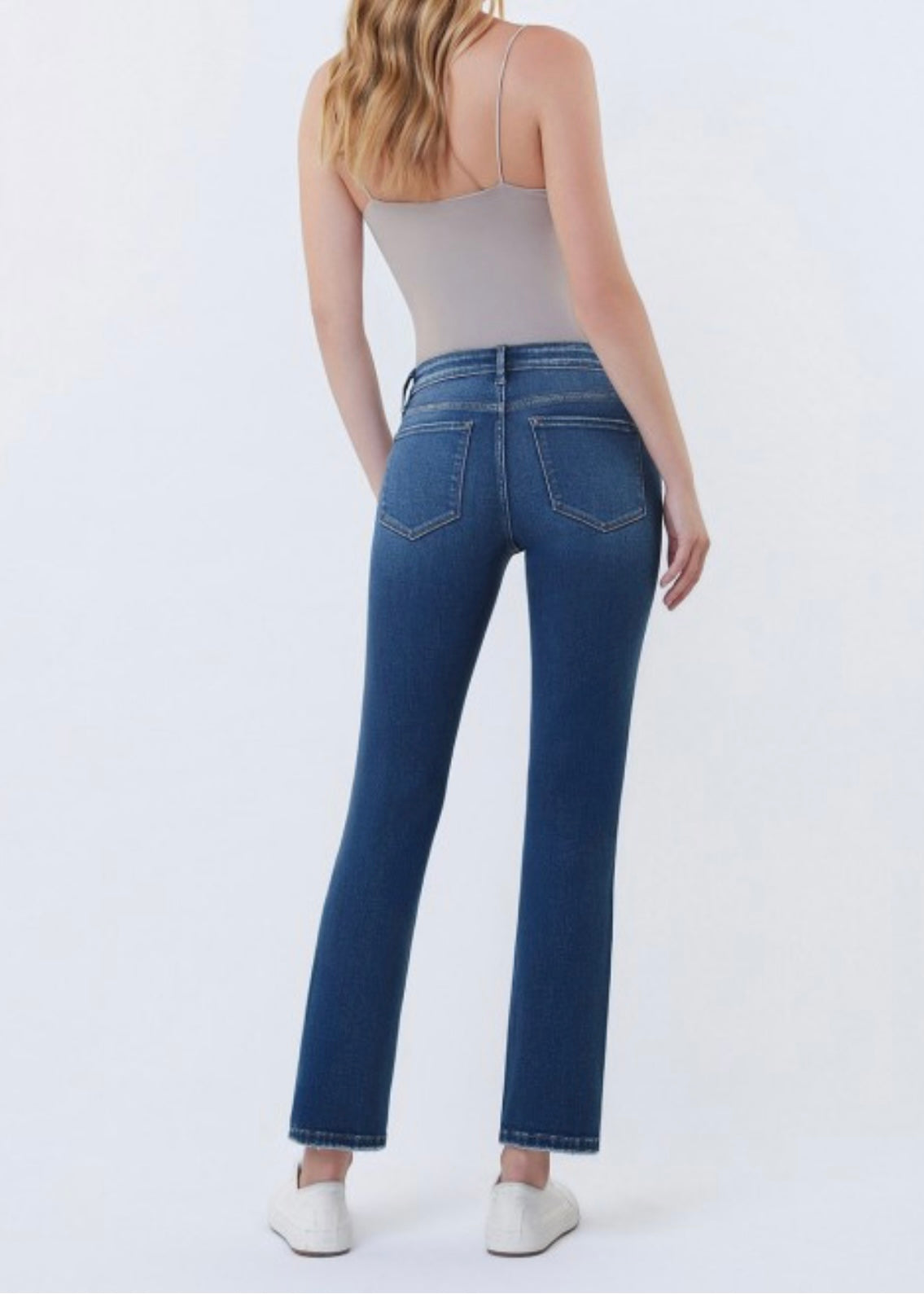Liv Mid Rise Straight Jeans