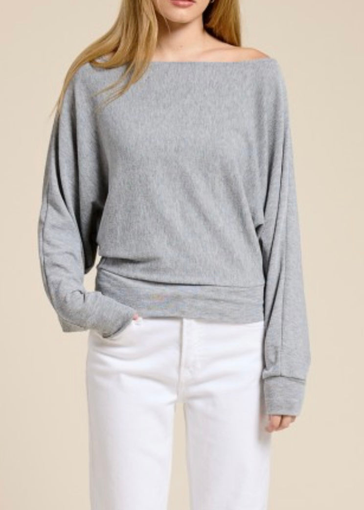 Misha Boatneck Knit Top