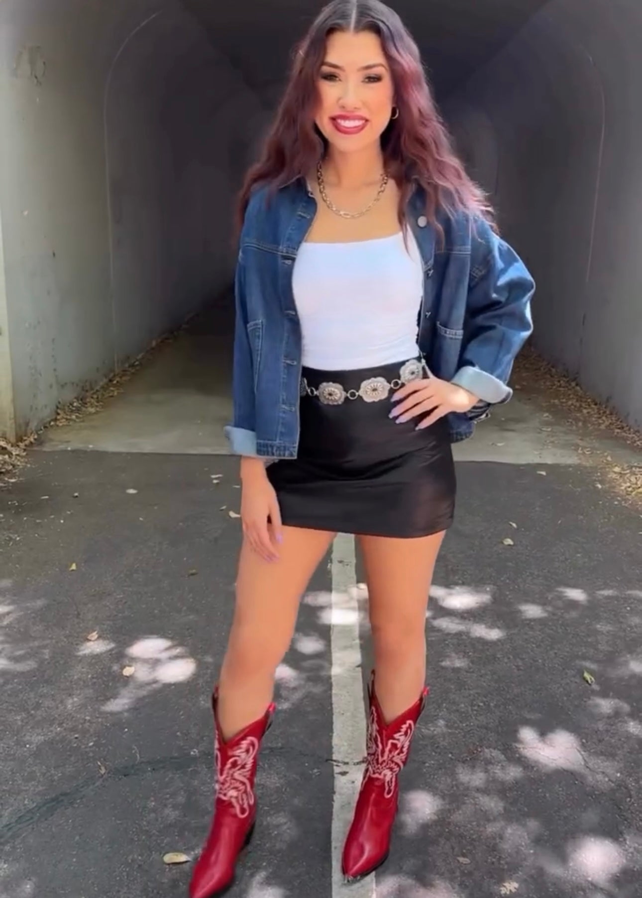 Whitley Vegan Leather Skirt