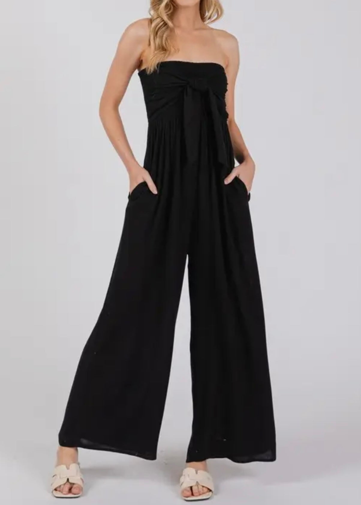 Tatiana Front Tie Jumpsuit