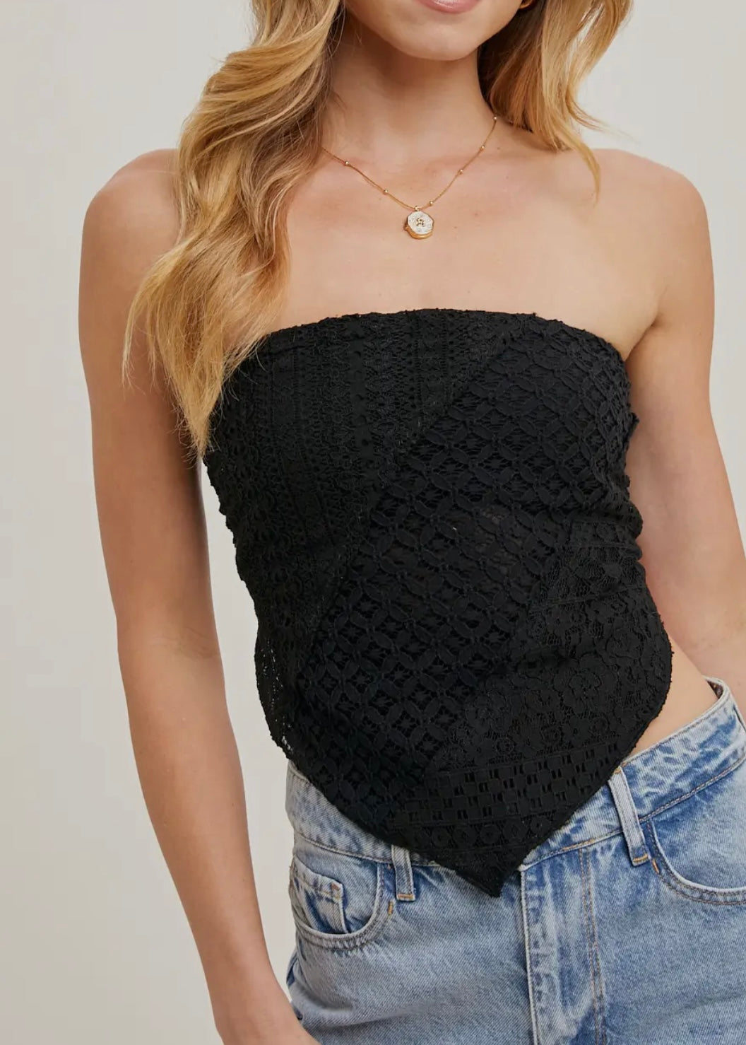Lola Lace Bandana Top