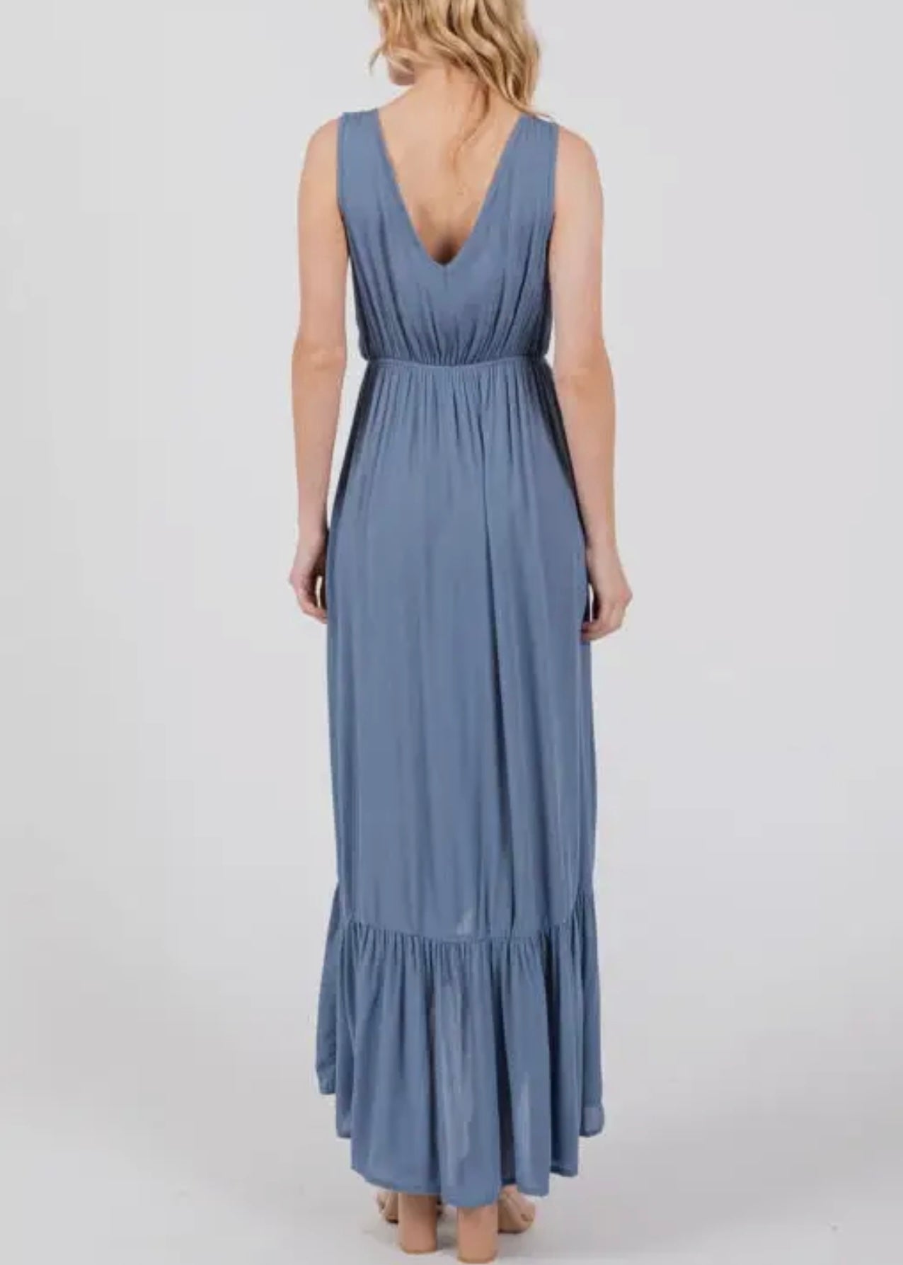 Kayleigh Ruffled Surplice Maxi Dress