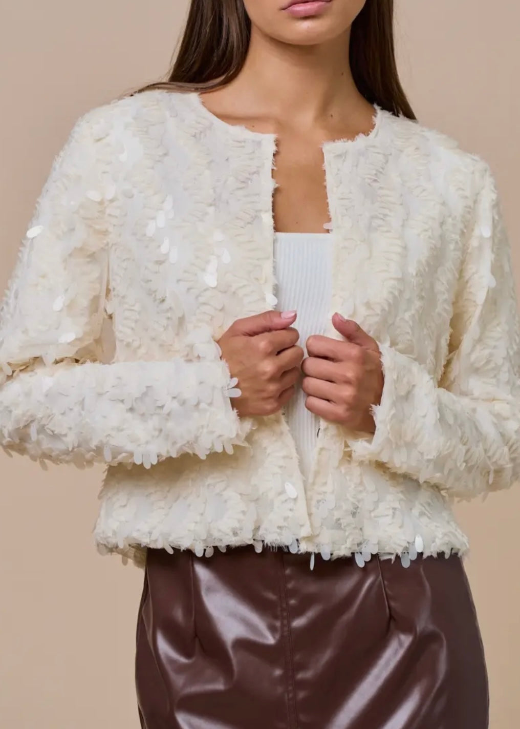 Opal Sequin Cardigan