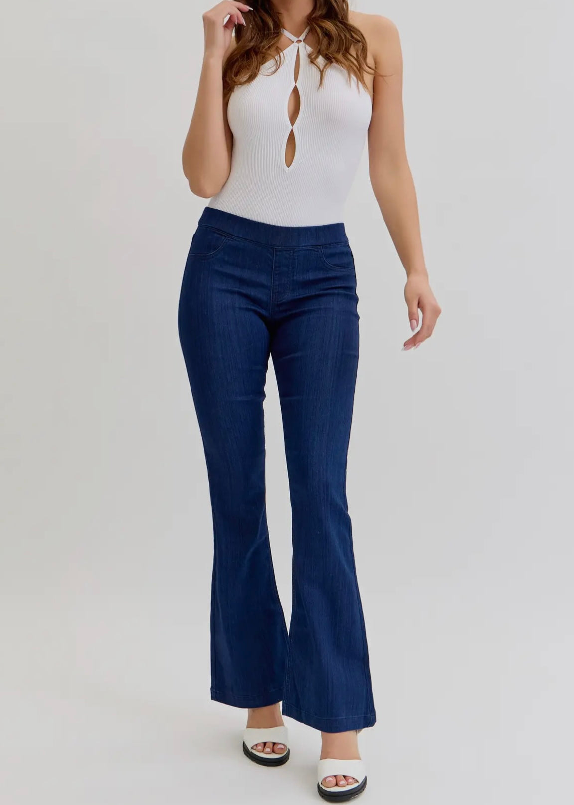 Weekend Plans Flare Jegging-Petite