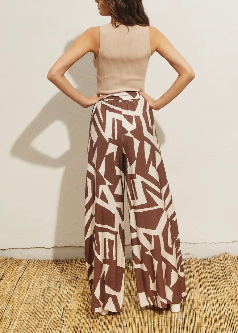 Seaside Social Printed Pants