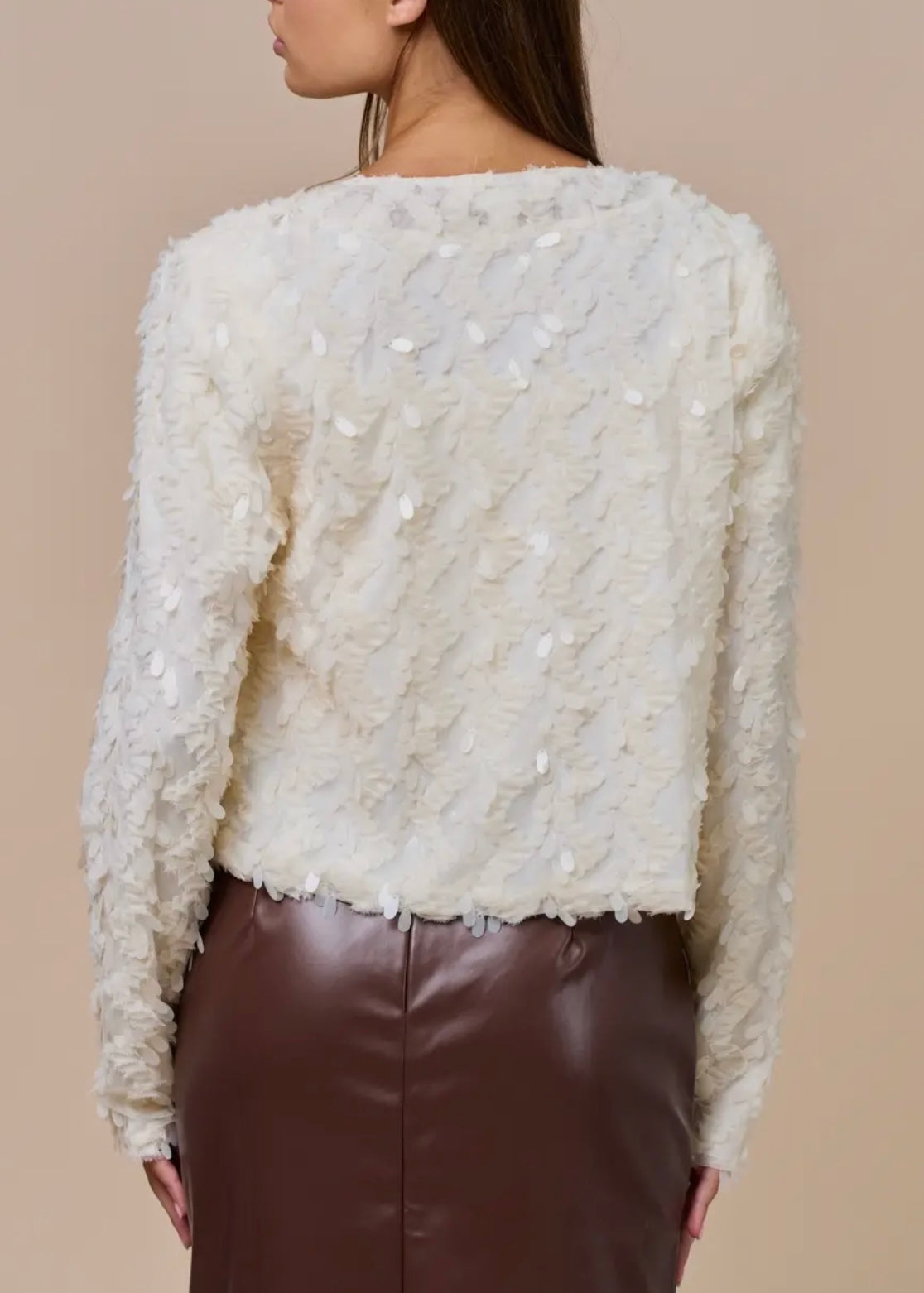 Opal Sequin Cardigan