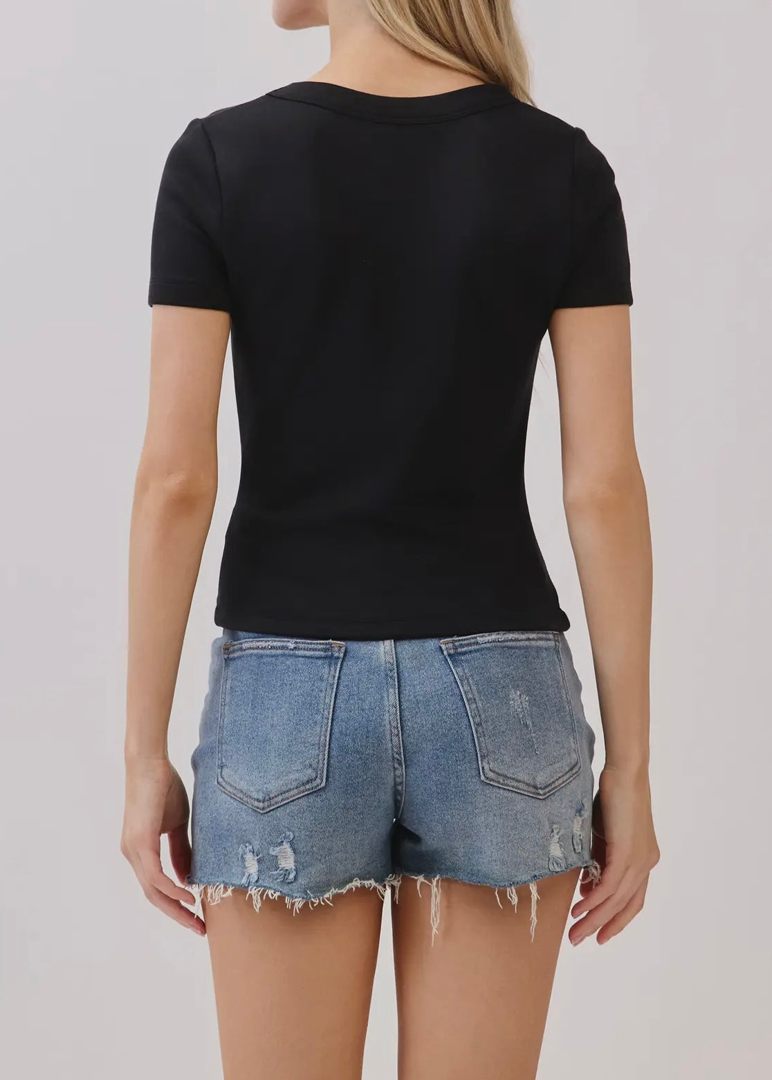 Nola Scoop Short Sleeve Top