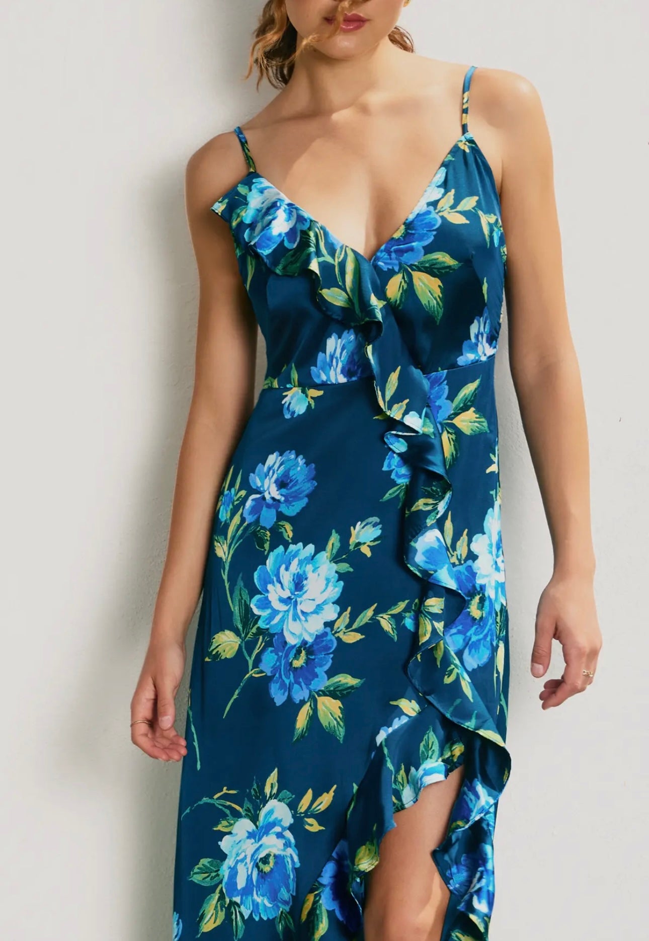 Marina Ruffle Maxi Dress