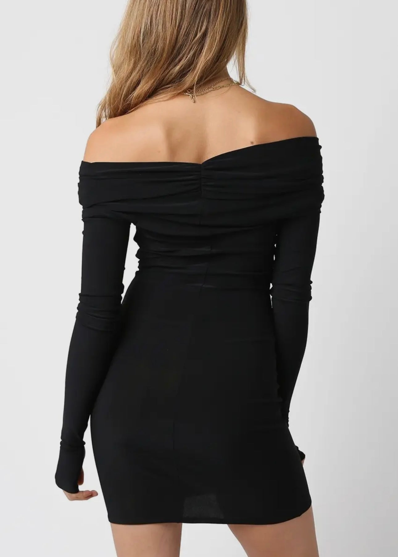 Noah Off Shoulder Mini Dress