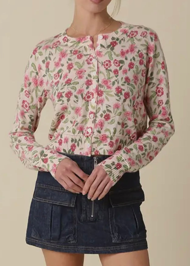 Emilee Floral Cardigan