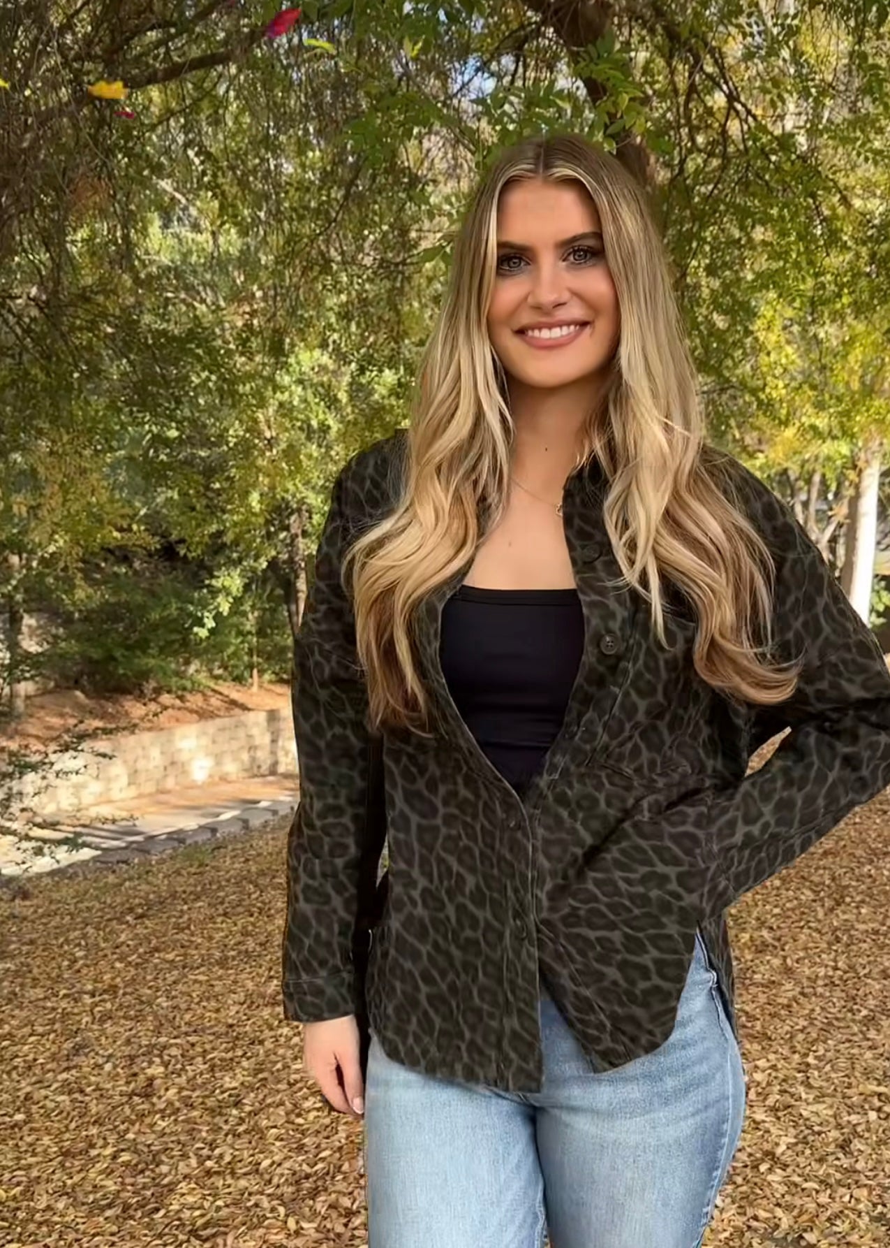 Kianna Animal Print Jacket