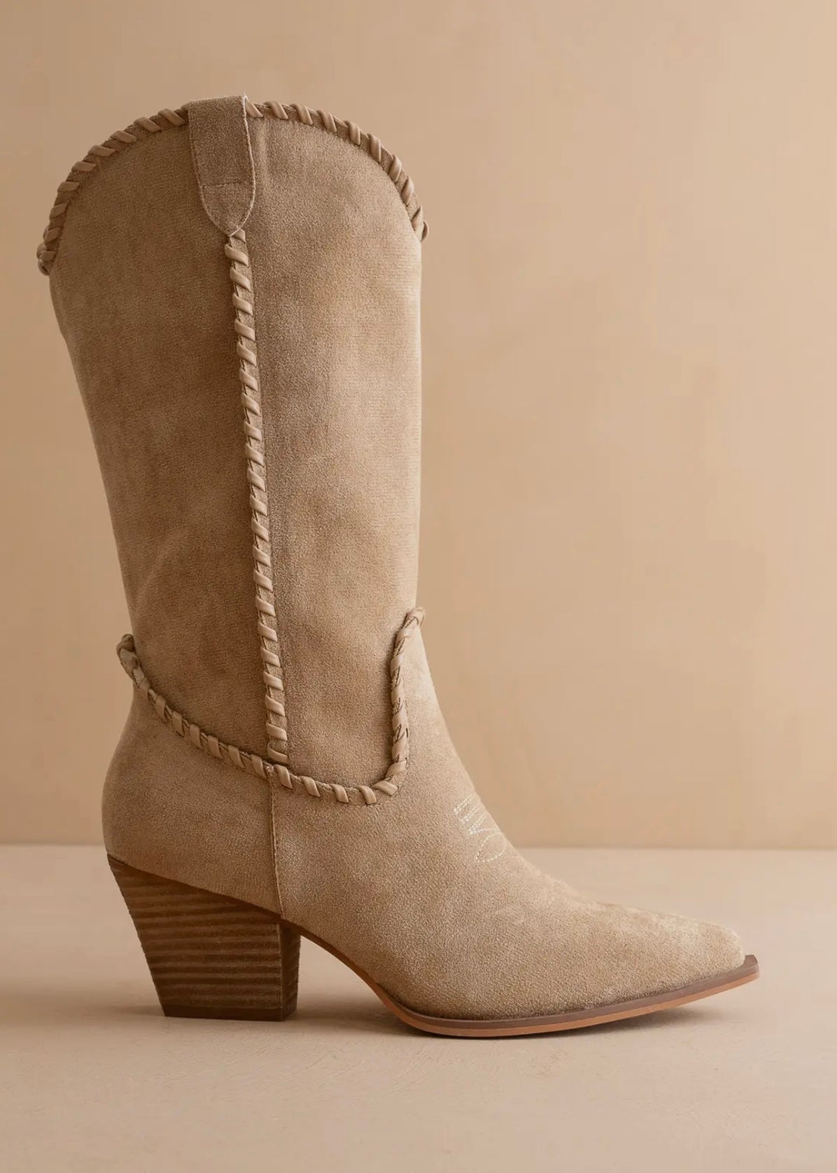 Lainey Whipstitch Western Cowboy Boot