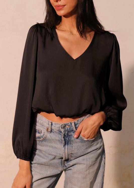 Laci L/S Crop Top