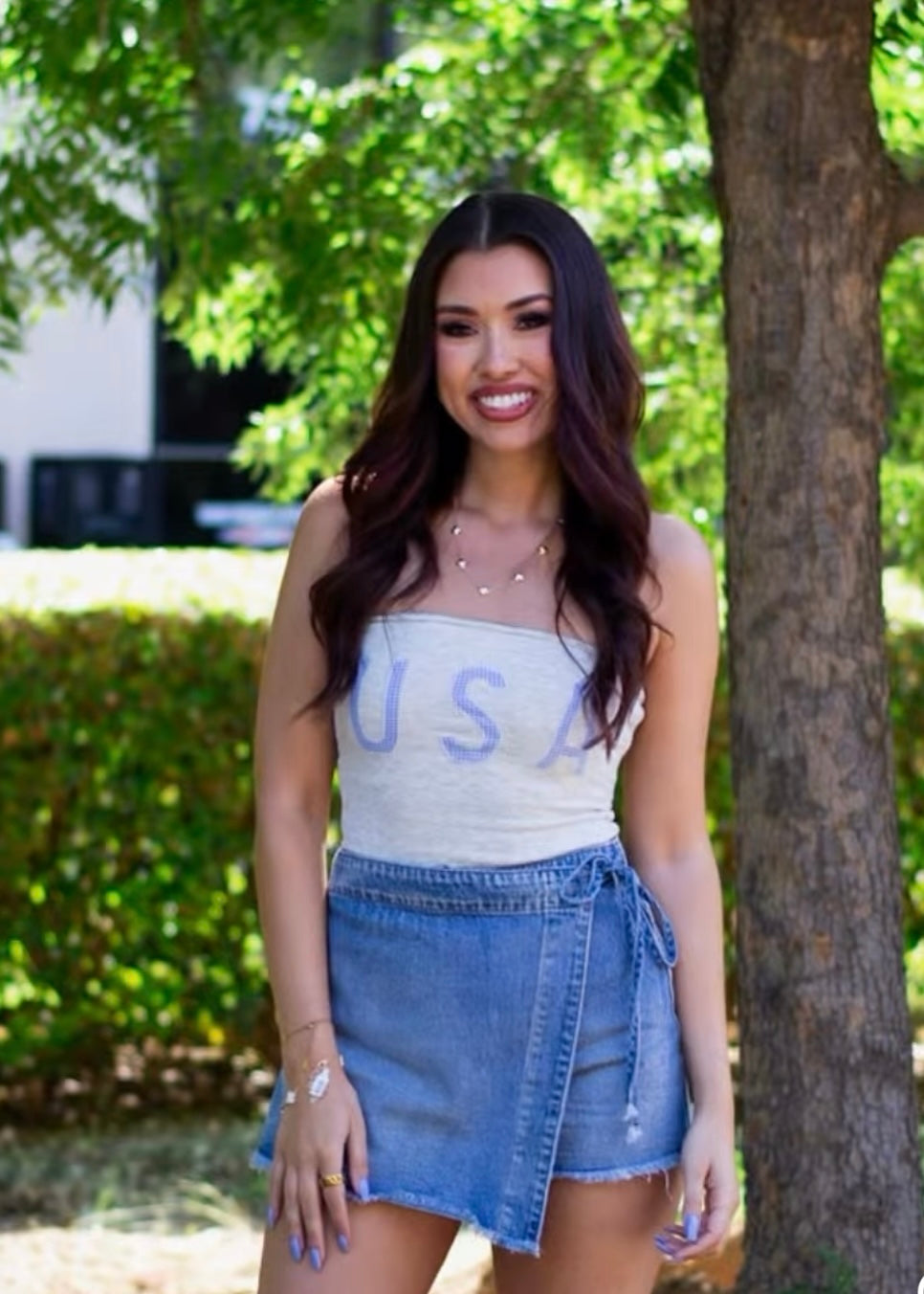 USA Double Lined Tube Top
