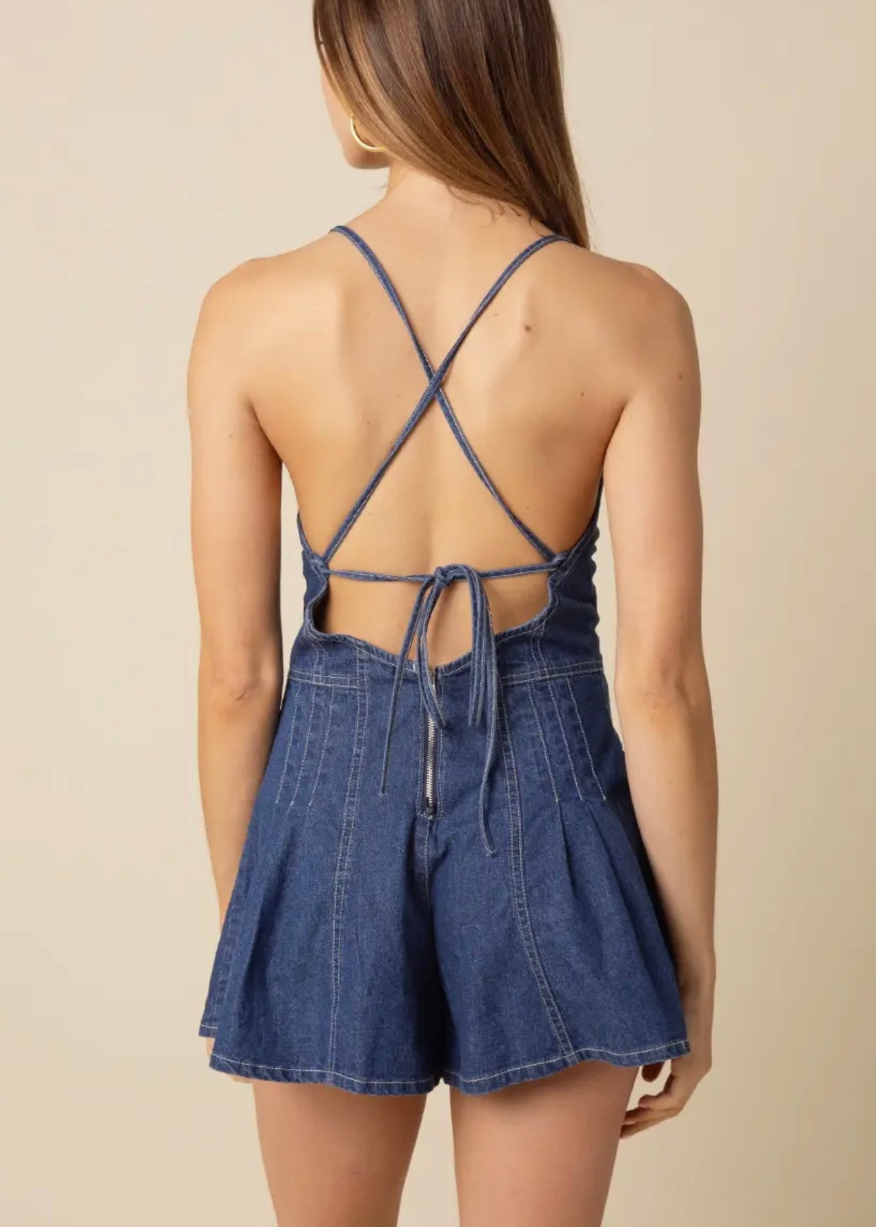 Kerly Denim Romper