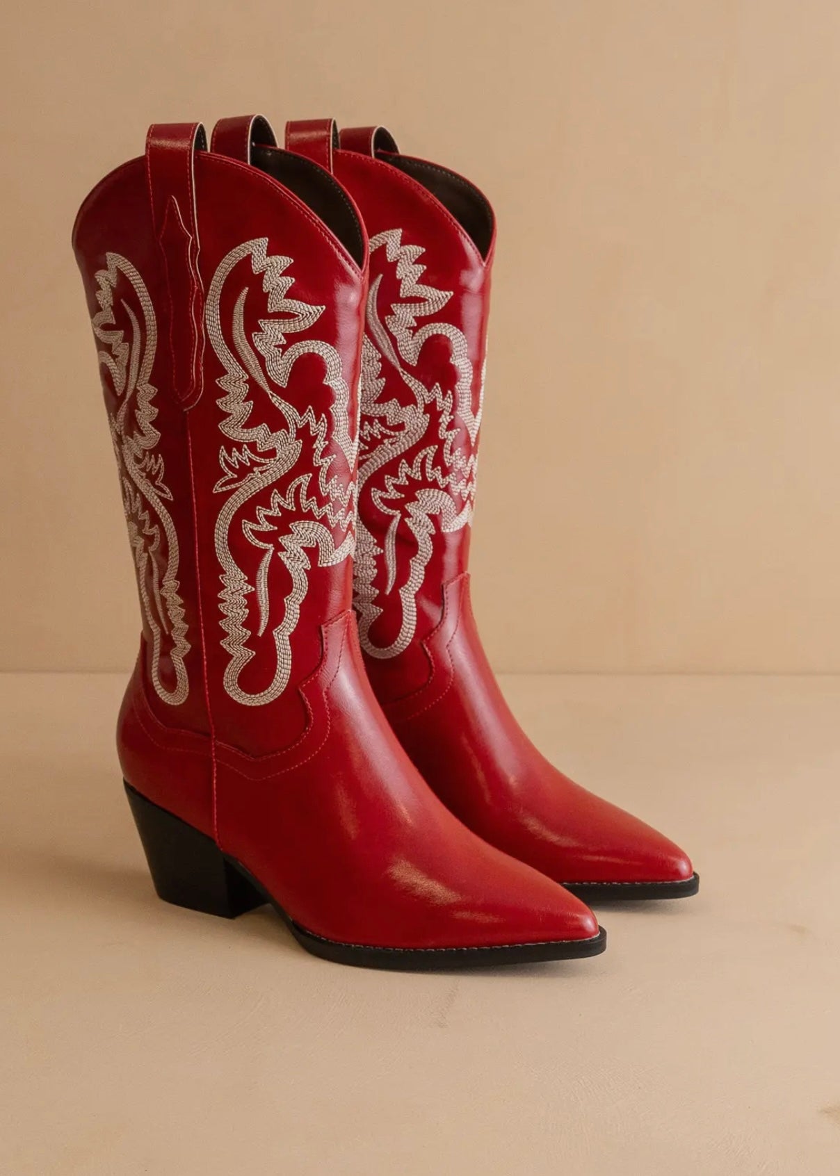 Cherry Classic Western Boot