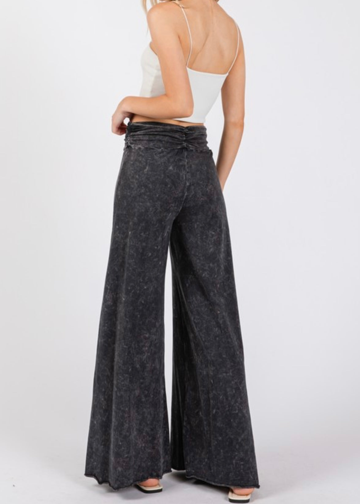 Crystelle Mineral Wide Leg Pants