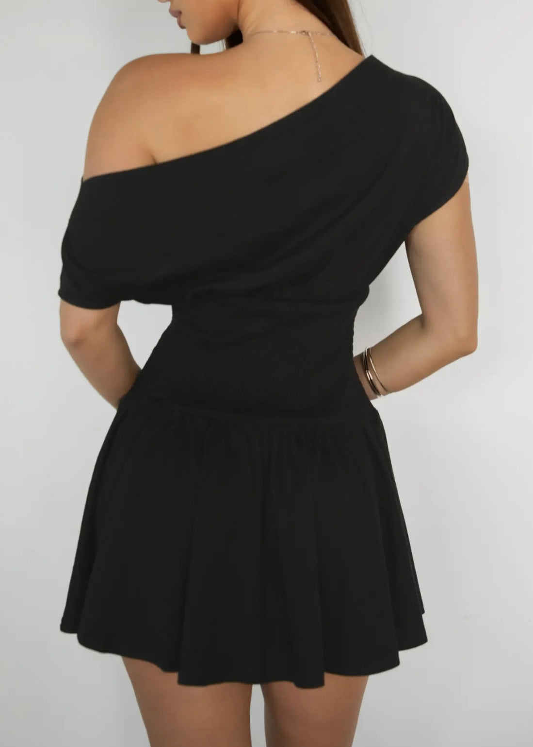 Asha Asymmetry Mini Dress