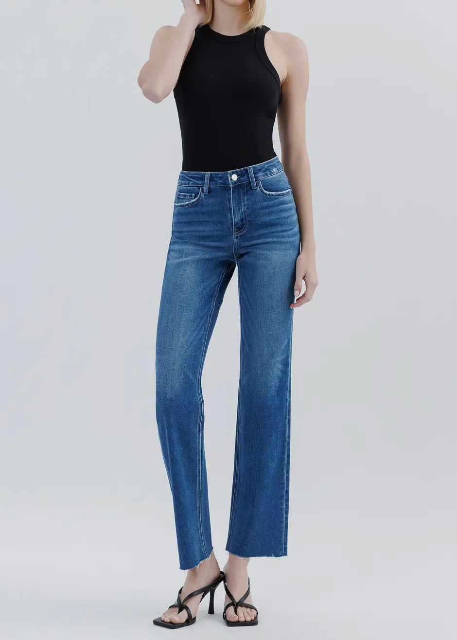 Ciela High Rise Straight Jeans