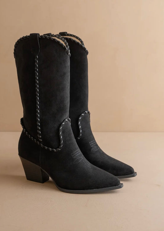 Jovie Whipstitch Western Cowboy Boot