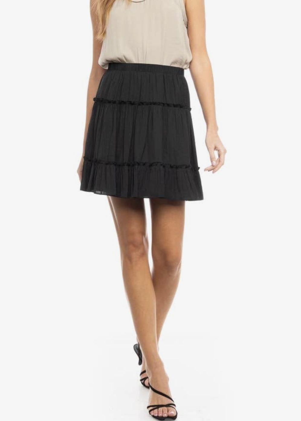 Rae Tiered Mini Skirt
