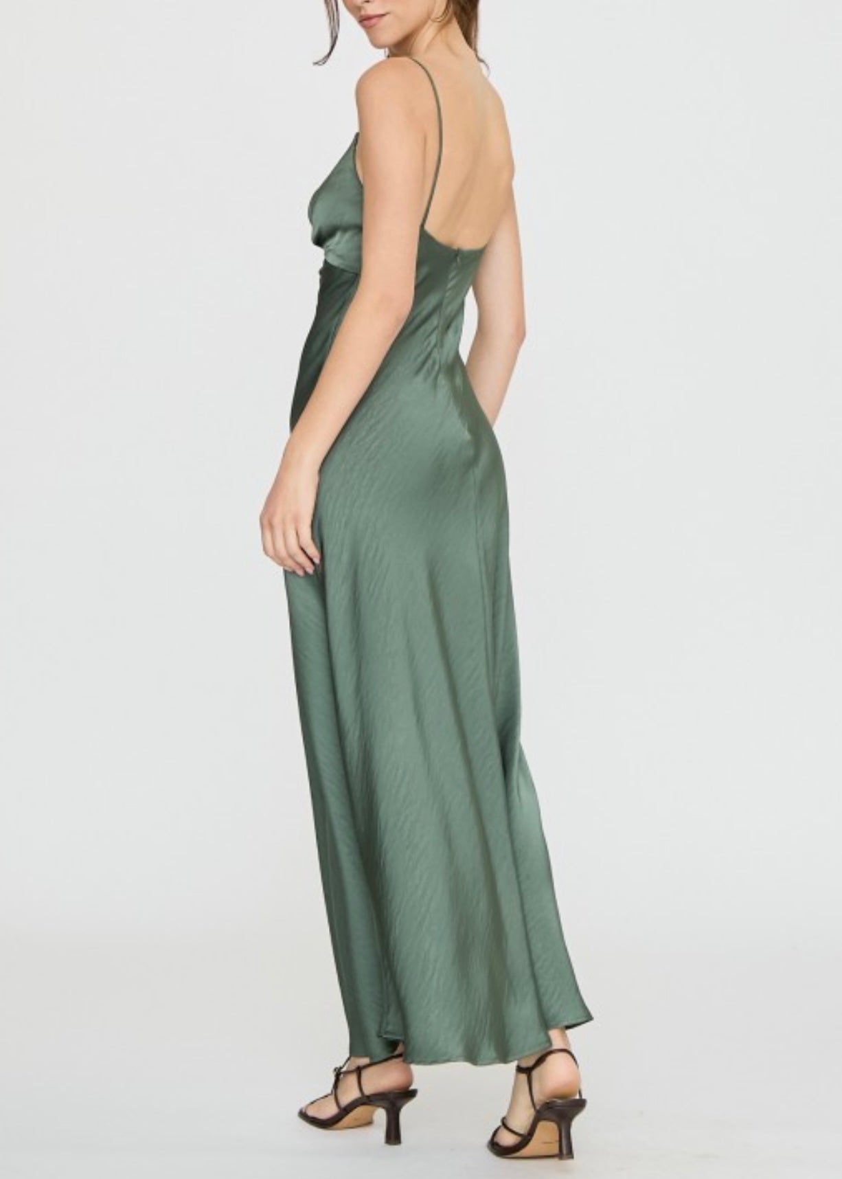 Haylee Satin Maxi Dress