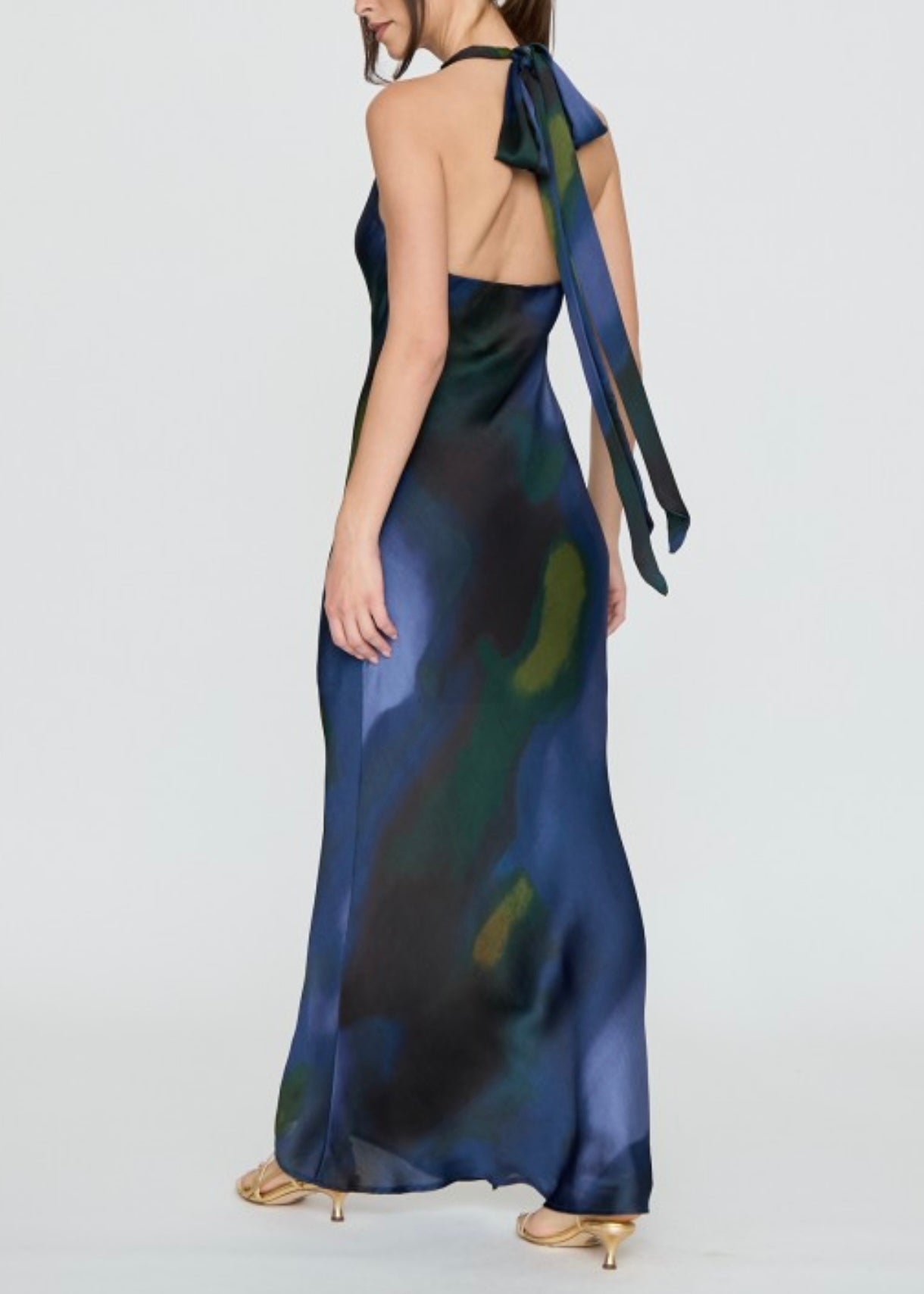 Summer Dream High Neck Maxi Dress
