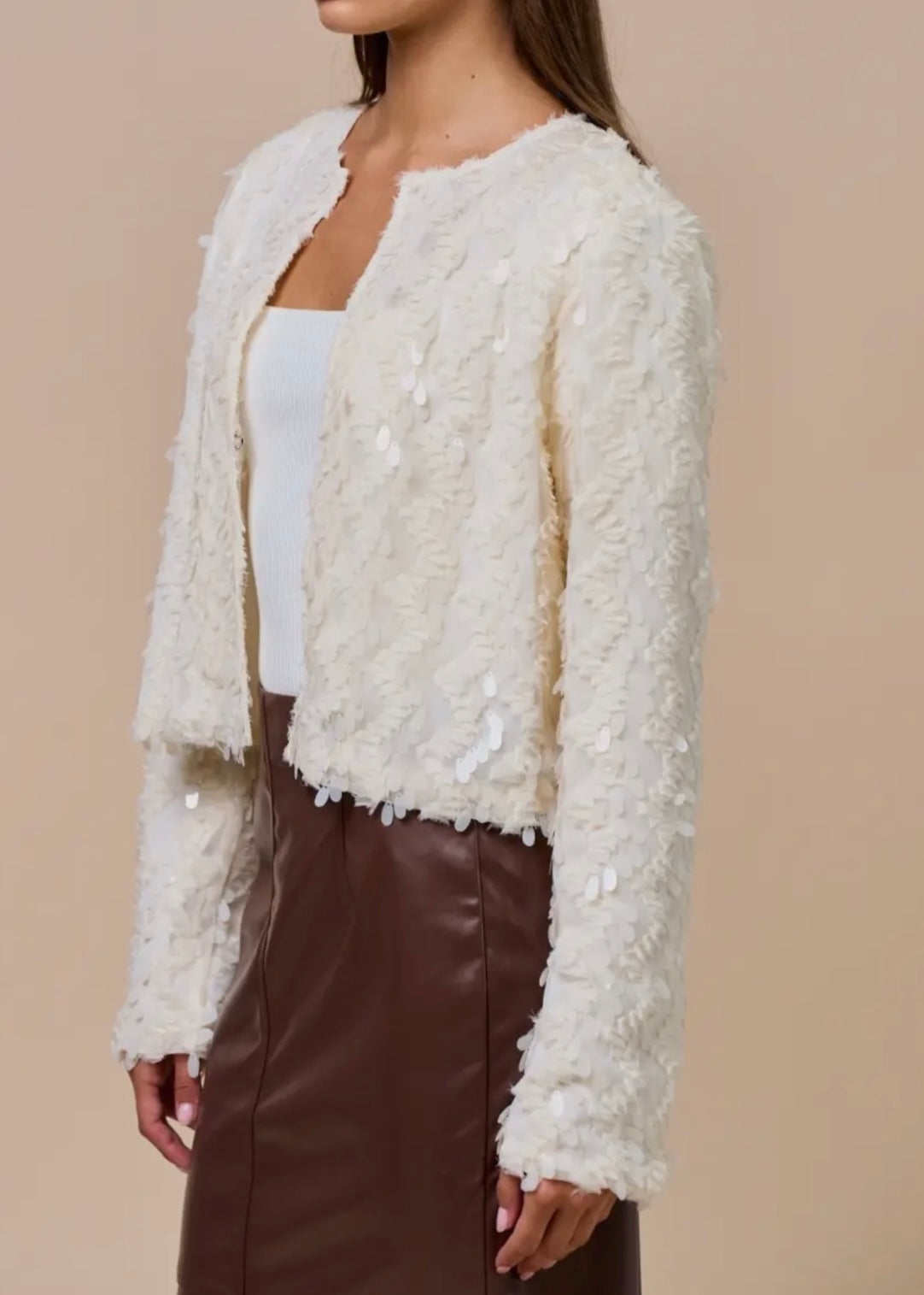 Opal Sequin Cardigan
