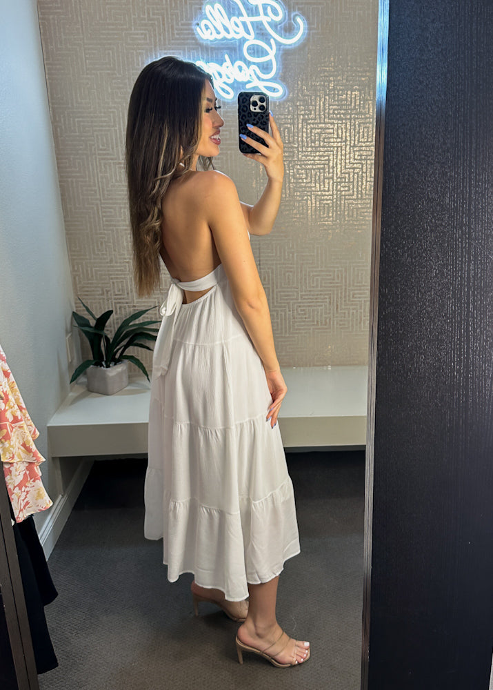 Summer Days Halter Maxi Dress