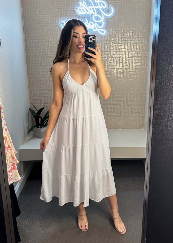 Summer Days Halter Maxi Dress