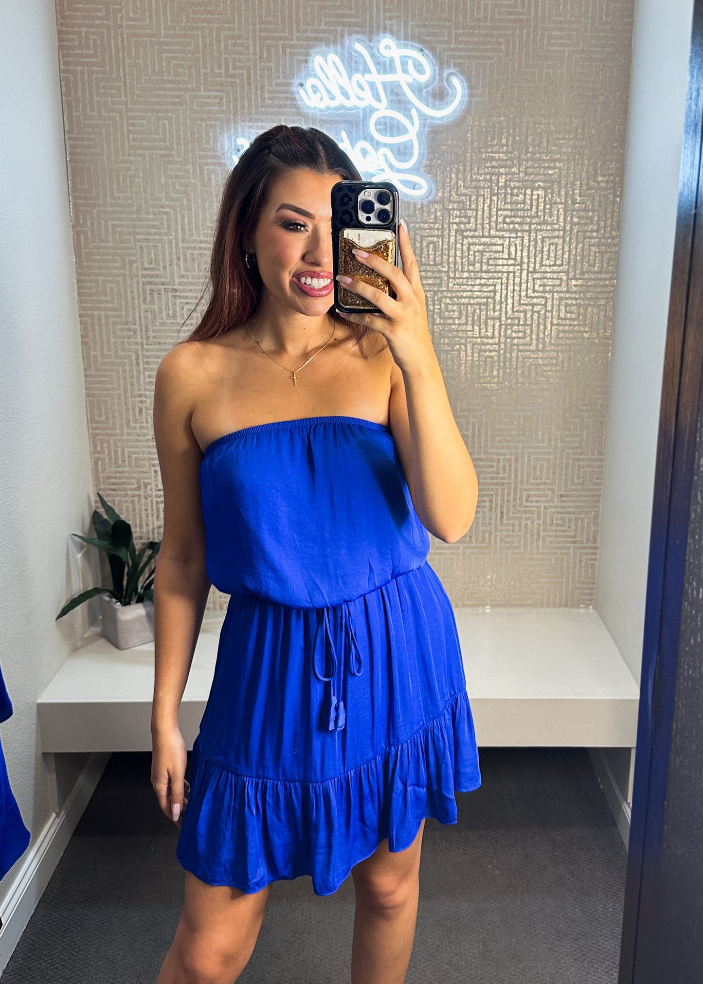 Eloisa Tiered Mini Tube Dress
