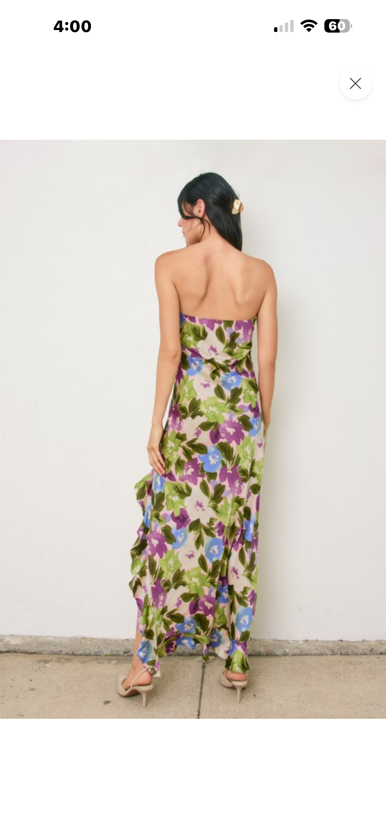 Seraphina Ruffled Slit Maxi Dress