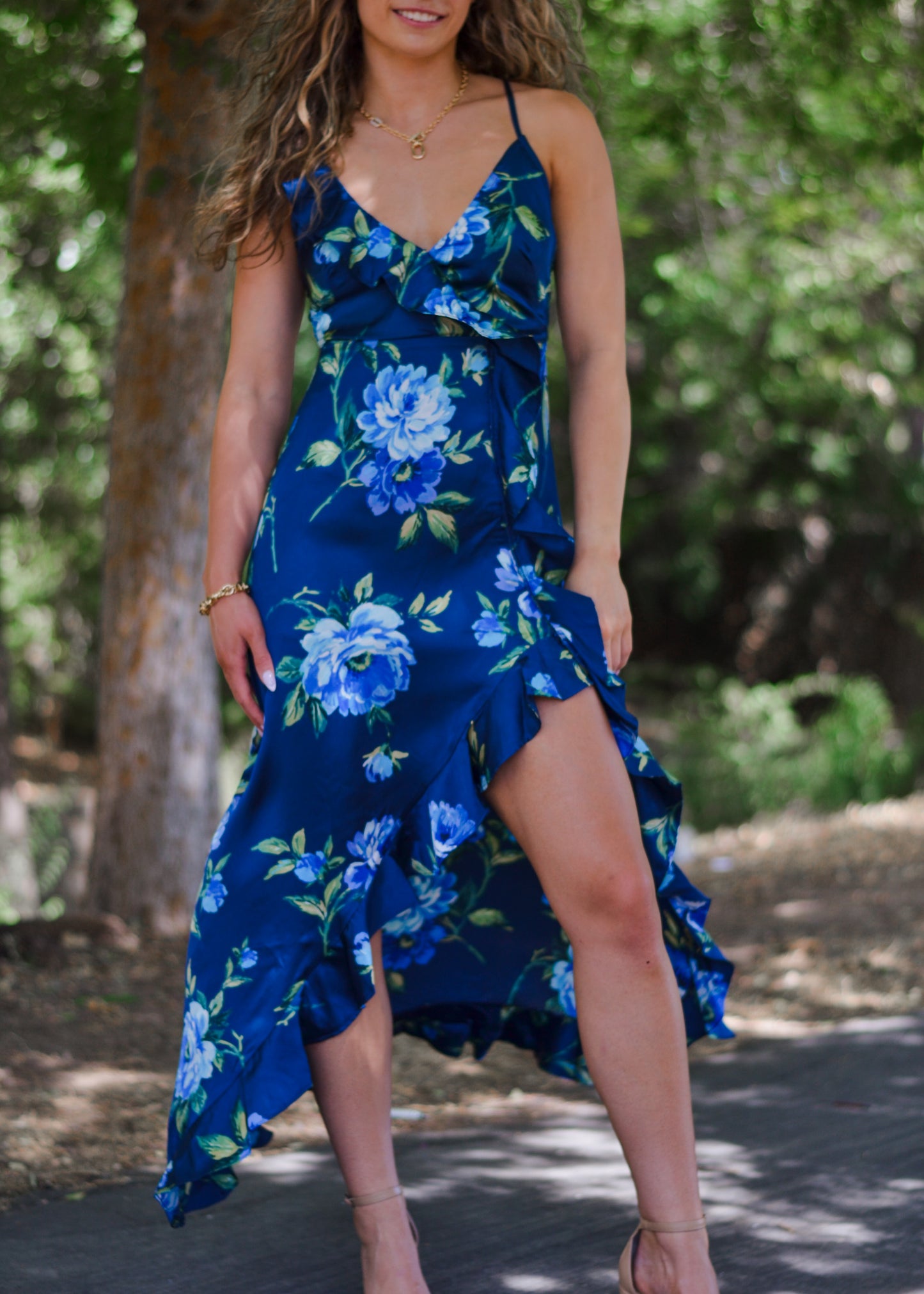 Marina Ruffle Maxi Dress