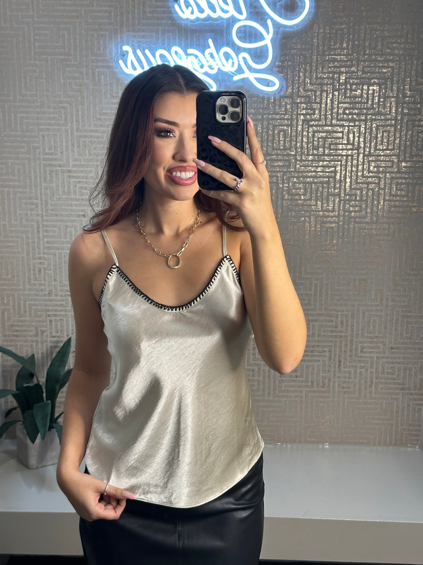 Agnis Whipstitch Cami