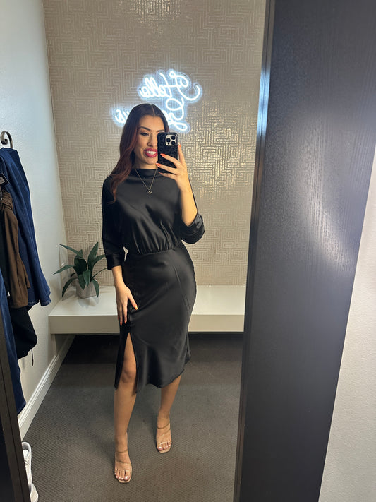 Carrington 3/4 Sleeve Midi Dress